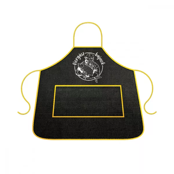Outdoor Kitchen Schürze Schwarz (Angler-Champion)