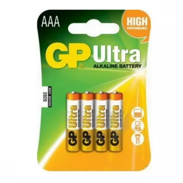 Gp Ultra Alkali AAA Micro Batterie 24Au (Lr03) Blister/4