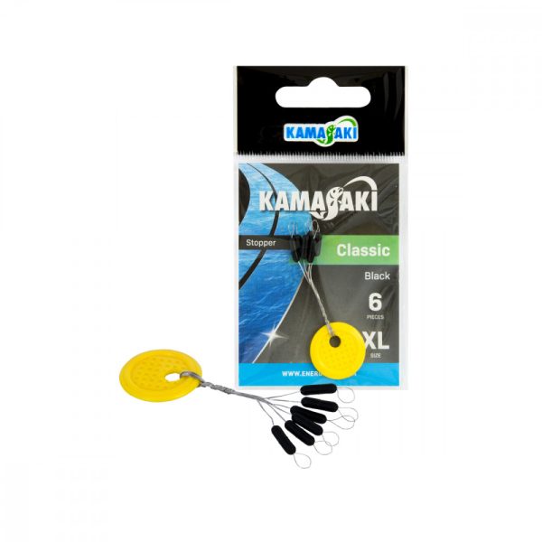 Stopper Kamasaki Classic Länglich Schwarz XL