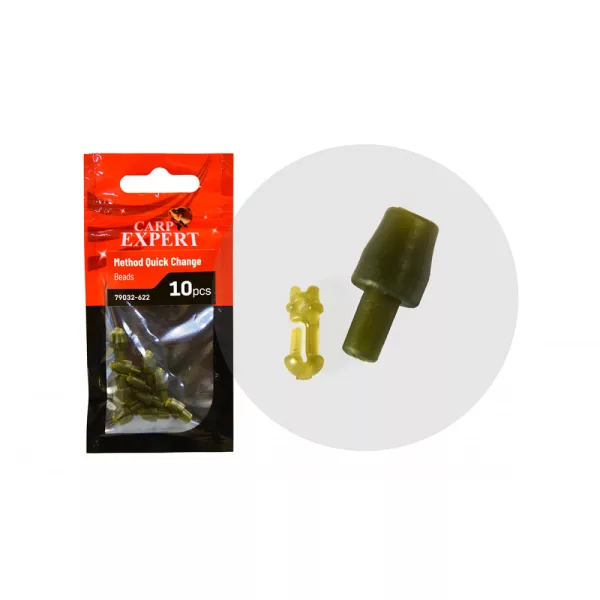 Carp Expert Method Quick Change Snap Beads Schnellverschluss 10db