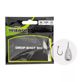   Wizard DROPSHOT LEADER MEDIUM 15G 0.25 8ER HAKEN Dropshot Vorfach