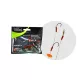 Wizard Monster Surface Livebait Double Braided Rig 7/0+9/0 Round Wallervorfach