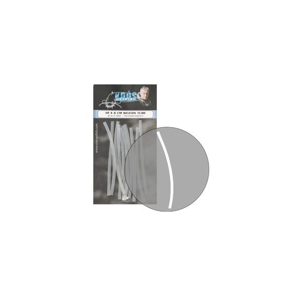 Koós Catfish Silikonschlauch 2,5mm Transparent 10Stk/Pk.