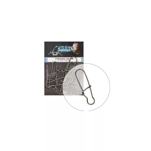 Koós Catfish Schnellverschluss 65Lb 9Stk/Packung