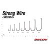 Decoy Worm 4 Strong Wire 1/0 Öhrhaken mit Widerhaken Einzelhaken Raubfischhaken 9 Stk.