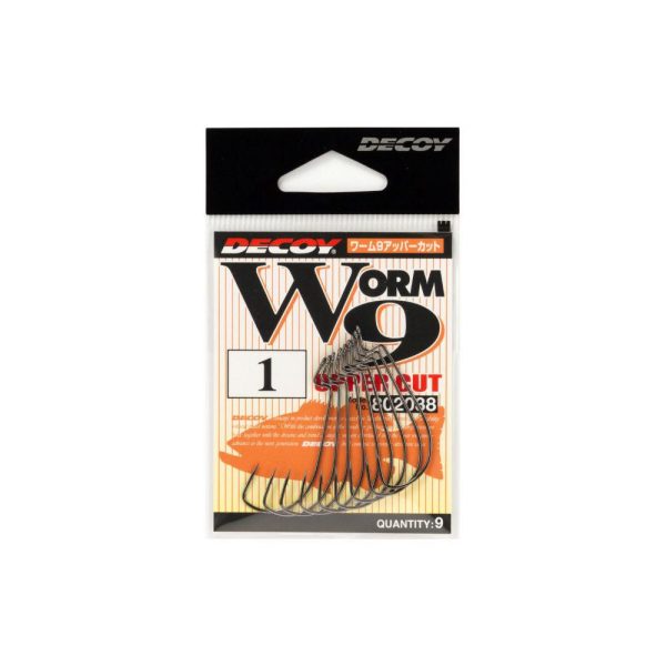 Decoy Worm 9 Upper Cut 4 Offset Haken 9 Stk.