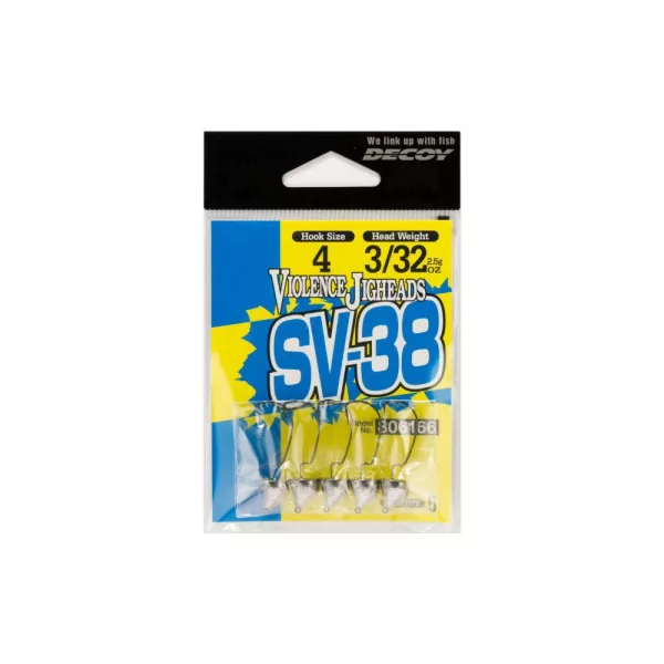 Decoy SV-38 Violence #3 3,5gr Offset Jigkopf 5Stk