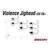Decoy SV-38 Violence #3 3,5gr Offset Jigkopf 5Stk