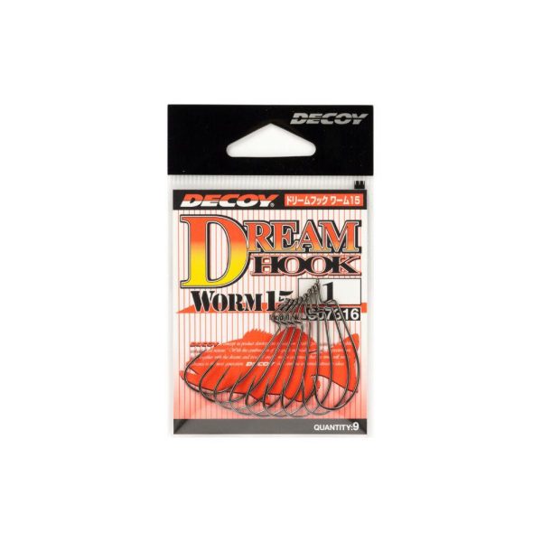 Decoy Worm 15 Dream Hook 6 Offset Haken 9 Stück