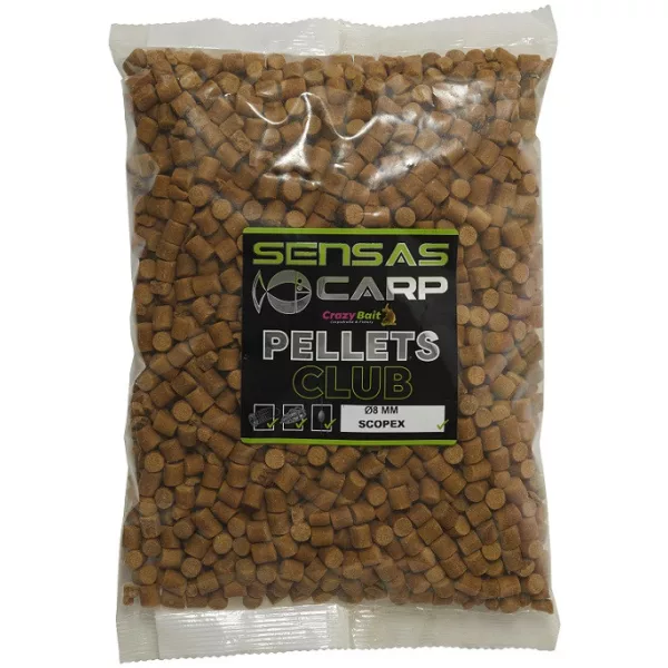 Sensas Scopex Club Pellets 8mm Futterpellets 1kg
