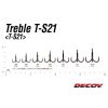 Decoy T-S21 Belly Hook #1/0 Öhr-Widerhaken-Drillingshaken 4 Stk.