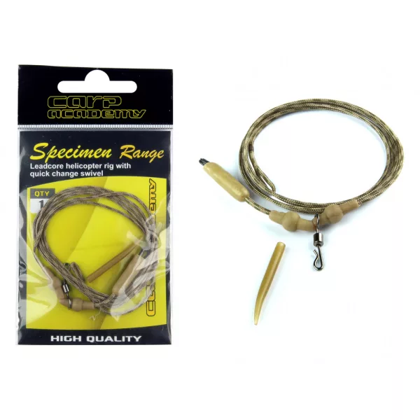 Carp Academy Helikopter-Endmontage mit Schnellverschluss 95cm 35lbs