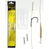 Carp Academy Special Pop Up Rig Teflon Schwarz 6 2Stk./Packung Geöster Haken mit Widerhaken Boilie-Haken
