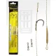 Carp Academy Special Pop Up Rig Teflon Schwarz 6 2Stk./Packung Geöster Haken mit Widerhaken Boilie-Haken