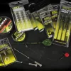 Carp Academy Komplette Endmontage mit Bleieinsatzschnur, Quick-Change-Wirbel und Bleiclip 75cm 35lb 3 Stk.
