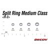 Decoy R-3 Medium Class Silver 4 50lb Split Ring Schlüsselring 20 Stk.