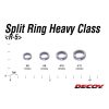 Decoy R-5 Heavy Class Silver 11 300lb Split Ring Sprengring 8 Stk.