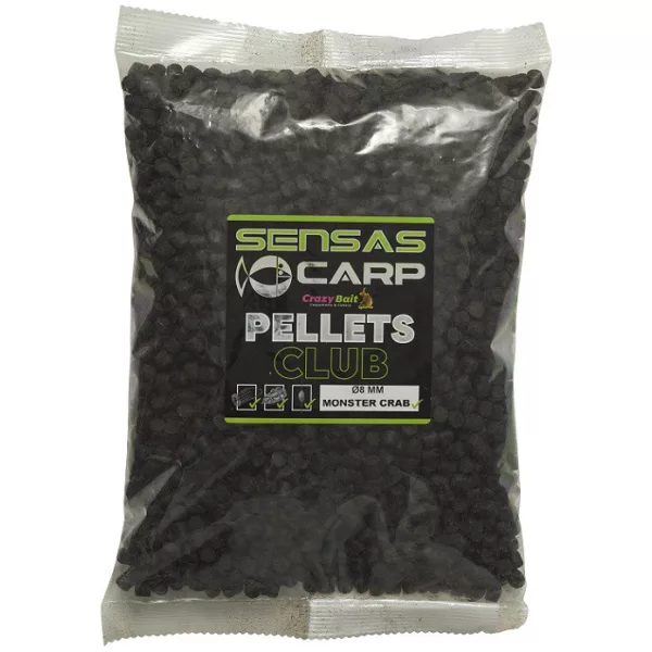 Sensas Monster Crab Club Pellets 8mm Futterpellets 1kg