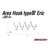 Decoy Area Type IV AH-4 Eric #4 Barbless Einzelhaken mit Öhr ohne Widerhaken für Raubfische 12 Stk.