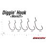 Decoy Worm 21 Diggin Hook 3/0 Offset Haken 6 Stk.