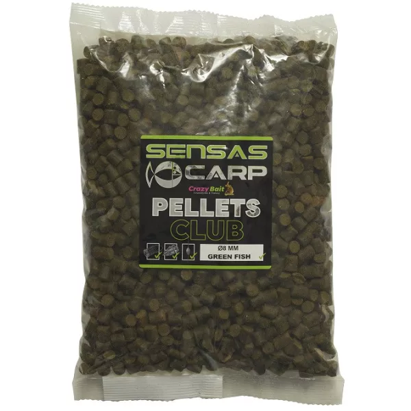 Sensas Green Fish Club Pellets 8mm Futterpellet 1kg