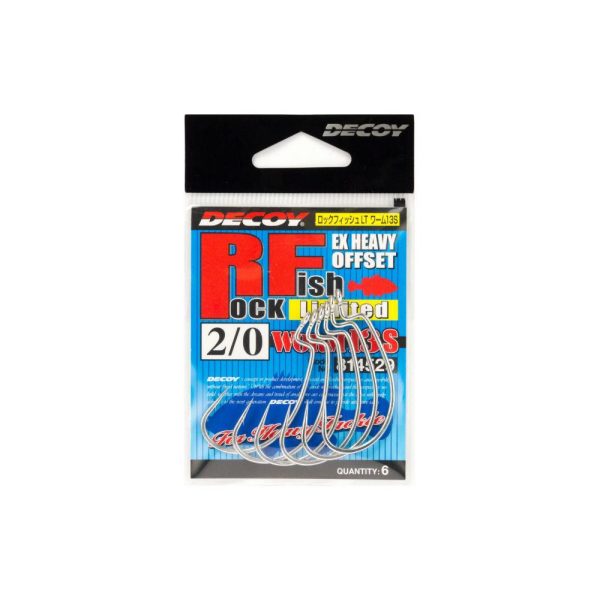 Decoy Worm 13S Rock Fish Limited 4/0 Offset Haken 4 Stk.