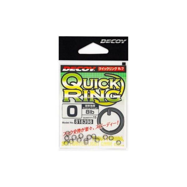 Decoy R-7 Quick Ring 0 8lb Schlüsselring 15 Stk.
