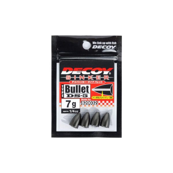 Decoy DS-5 Type Bullet 2,5gr Bullet Blei 6 Stück