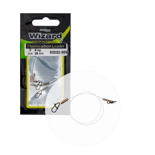 Wizard Montiertes Fluorocarbon-Vorfach Neo 11Kg 25Cm 2 Stk./Pack.