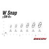 Decoy SN-6 W Snap 0 30lb Clip 8 Stück