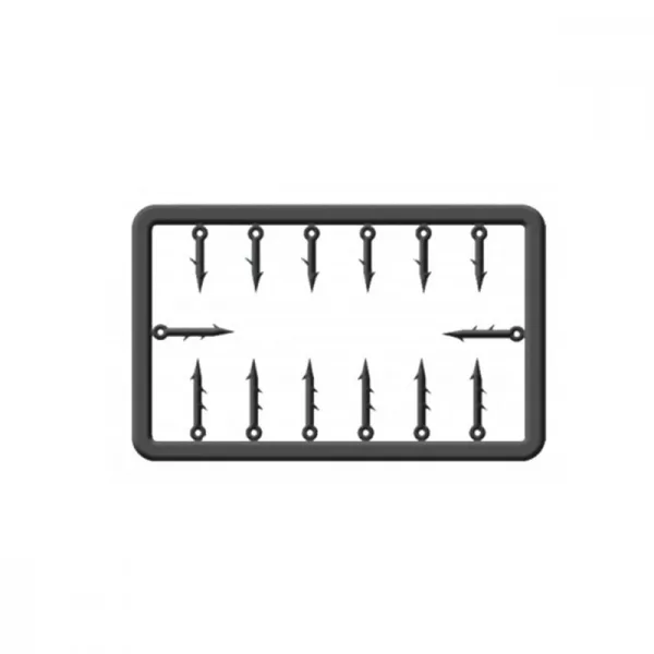 Cralusso Kunststoff Bait Spike Set 5-7mm