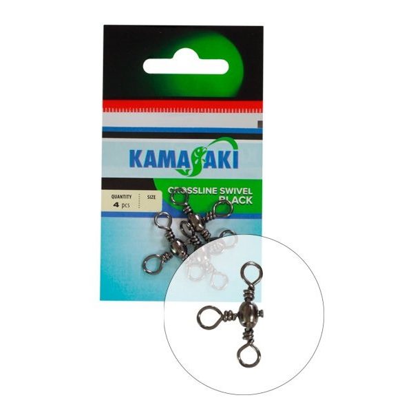 Kamasaki Verpackter Dreifachwirbel 10 10 Stk./Pack.