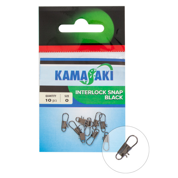 Kamasaki verpackter Interlock-Karabiner 0 10Stk/Pckg