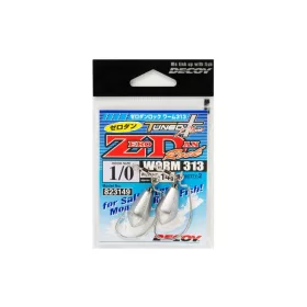   Decoy Worm 313 Zero-Dan Rock #1 11gr Gewichteter Offset-Haken 2 Stück