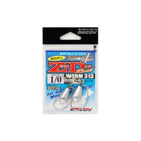   Decoy Worm 313 Zero-Dan Rock #3/0 21gr Gewichteter Offset-Haken 2Stk