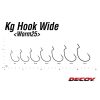 Decoy Worm 25 KG Wide 2 Offset Haken 8 Stk.