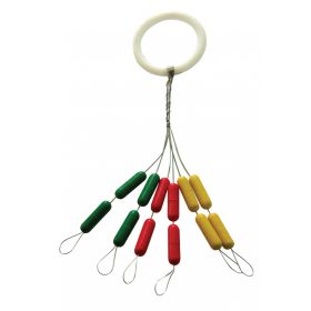 Nevis Gummistopper Bunt M 7x1,5mm 12 Stk.