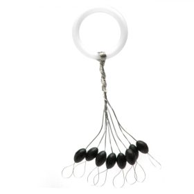 Nevis Gummistopper Schwarz M 5x2,5mm 8 Stk.