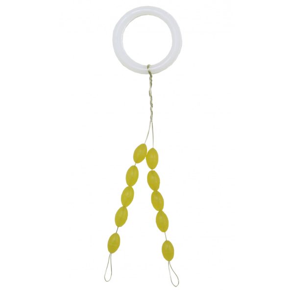 Nevis Gummistopper Gelb Silikon L 5,5x3mm 10 Stk.