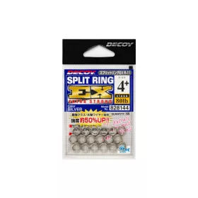 Decoy R-11 Ex Silver 5+ 100lb Split Ring Sprengring 18 Stk.