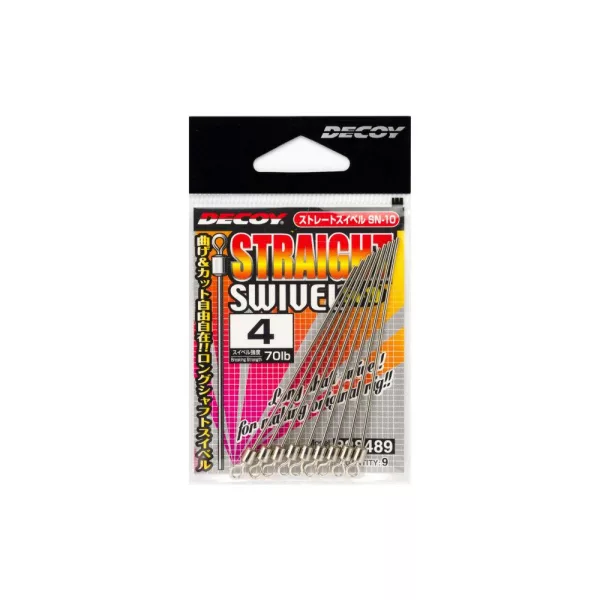 Decoy SN-10 Straight Swivel 2 Wirbel 10 Stk.