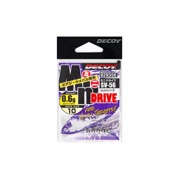 Decoy SV-56 Mini Drive #10 0,9gr Jigkopf 5Stk