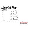Decoy Jig51 Limerick Fine #6 Einzel-Jighaken mit Öhr und Widerhaken 10 Stk.