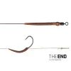 Delphin THE END Boilie Rig gebundener Haken / 2 Stk. 20cm/25lbs/#4