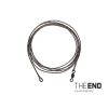 Delphin THE END Leadcore + Wirbel gebundenes Rig / 3 Stück 1m
