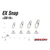 Decoy SN-14 Ex Extra Strong Snap 4 150lb Karabiner 7 Stück