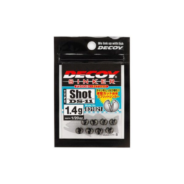 Decoy DS-11 Sinker Type Shot 0,9gr Schrotblei 9 Stück