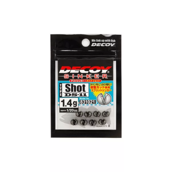 Decoy DS-11 Sinker Type Shot 2,5gr Schrotblei 7 Stk