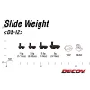 Decoy DS-12 Slide Weight 2,5gr Offset Blei 4Stk