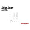 Decoy SN-16 Slim Snap 1 8lb Clip 6 Stück